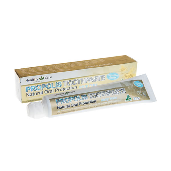 澳洲蜂胶牙膏Healthy care propolis toothpaste蜂胶牙膏120g