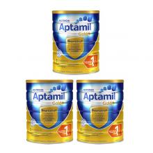 Nutricia Aptamil可瑞康爱他美金装 婴幼儿奶粉1段 3罐一箱装 适用于0-6个月婴儿 【包邮】