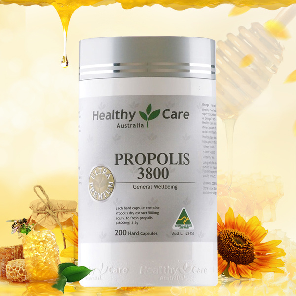 healthy care propolis 高含量蜂胶 3800mg 200粒