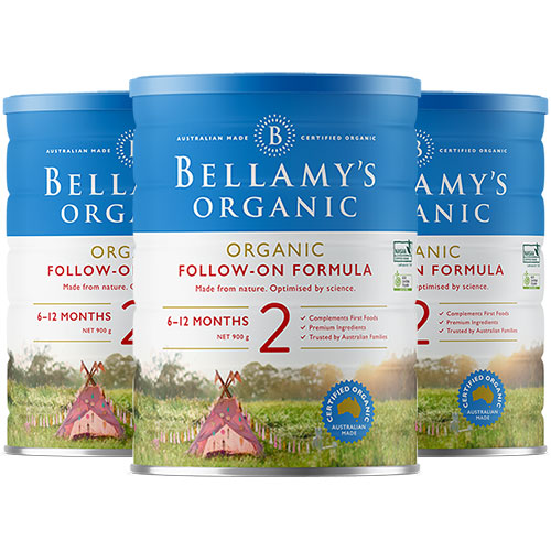 Bellamy’s贝拉米奶粉2段 3罐一箱装【包邮】
