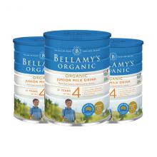 Bellamy’s贝拉米奶粉4段 3罐一箱装【包邮】