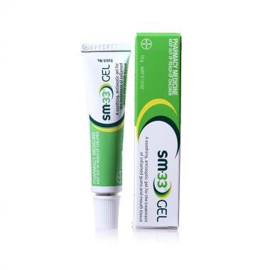Bayer拜尔 SM·33 口腔溃疡凝胶 快速缓解牙龈肿痛发炎杀菌 10g