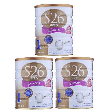 新西兰金装惠氏1段S26爱儿乐奶粉 3罐装【包邮】