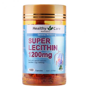 Healthy Care 大豆卵磷脂 1200mg 100粒 鱼油最佳搭档 降三高