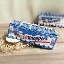 Knoppers德国 牛奶榛子巧克力威化饼干 25g X 10片 6条装【包邮】