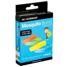 Mosquito-Band成人儿童硅胶防蚊手环驱蚊手圈 2个一盒