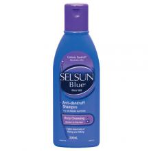 Selsun Purple去屑深层清洁洗发水 紫盖 油性发质 200ml